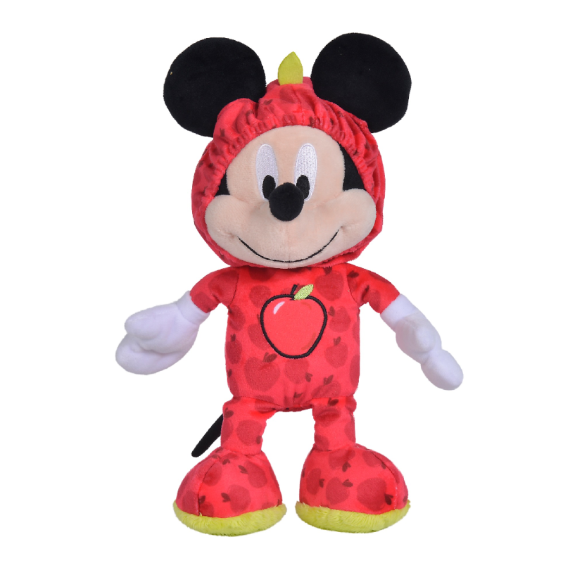  mickey mouse soft toy red apple 25 cm 